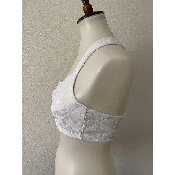 Kenny Flowers Swim Bikini Top One Shoulder Santorini White Swimwear - Picture 4 of 7